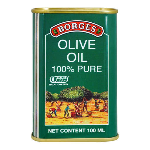 Picture of Borges Olive Massage Oil 200ml Tin